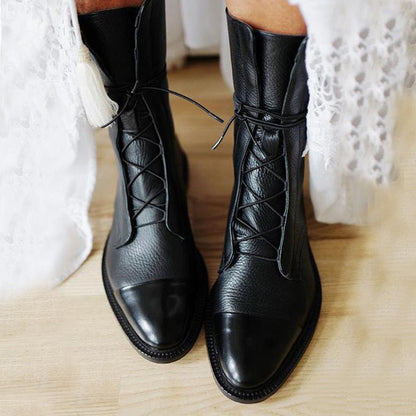 Laluna™ - Heeled Lace-Up Boots