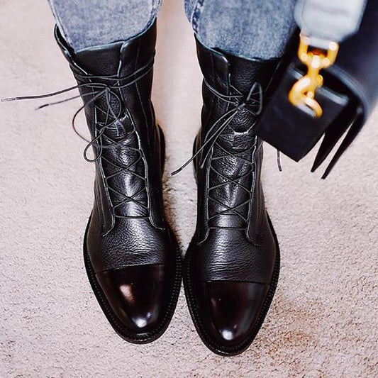 Laluna™ - Heeled Lace-Up Boots