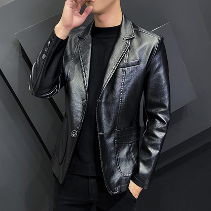 Troy™ - Elegant Leather Jacket