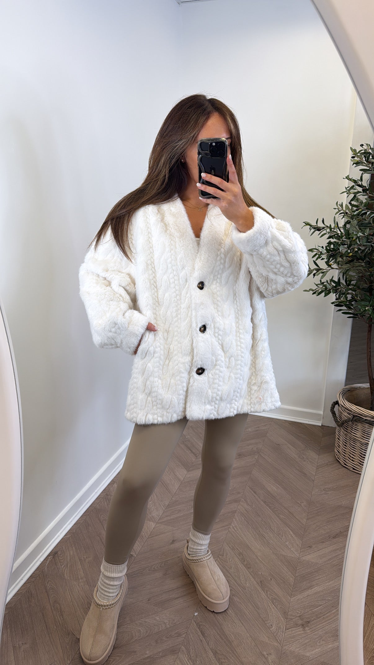 Elara™ Cozy Button Jacket