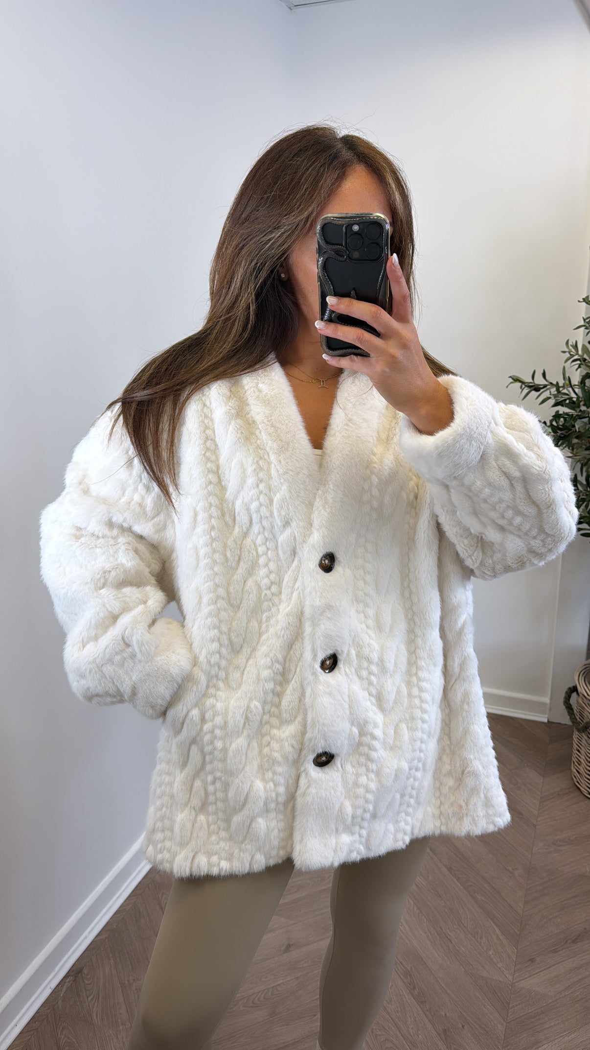 Elara™ Cozy Button Jacket