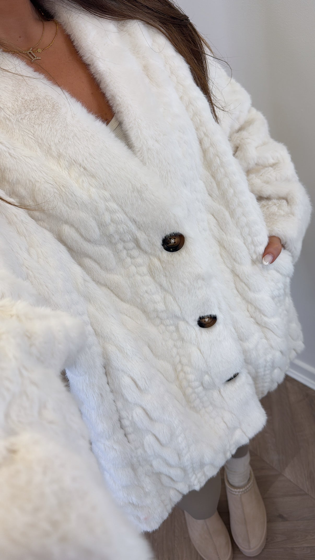Elara™ Cozy Button Jacket