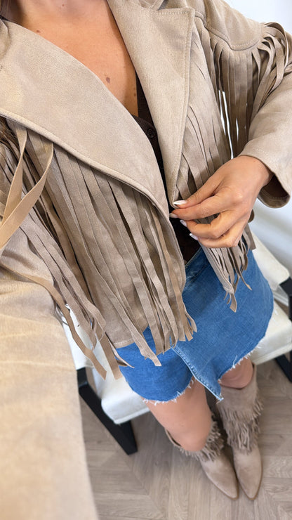 Sierra™ Fringe Suede Jacket