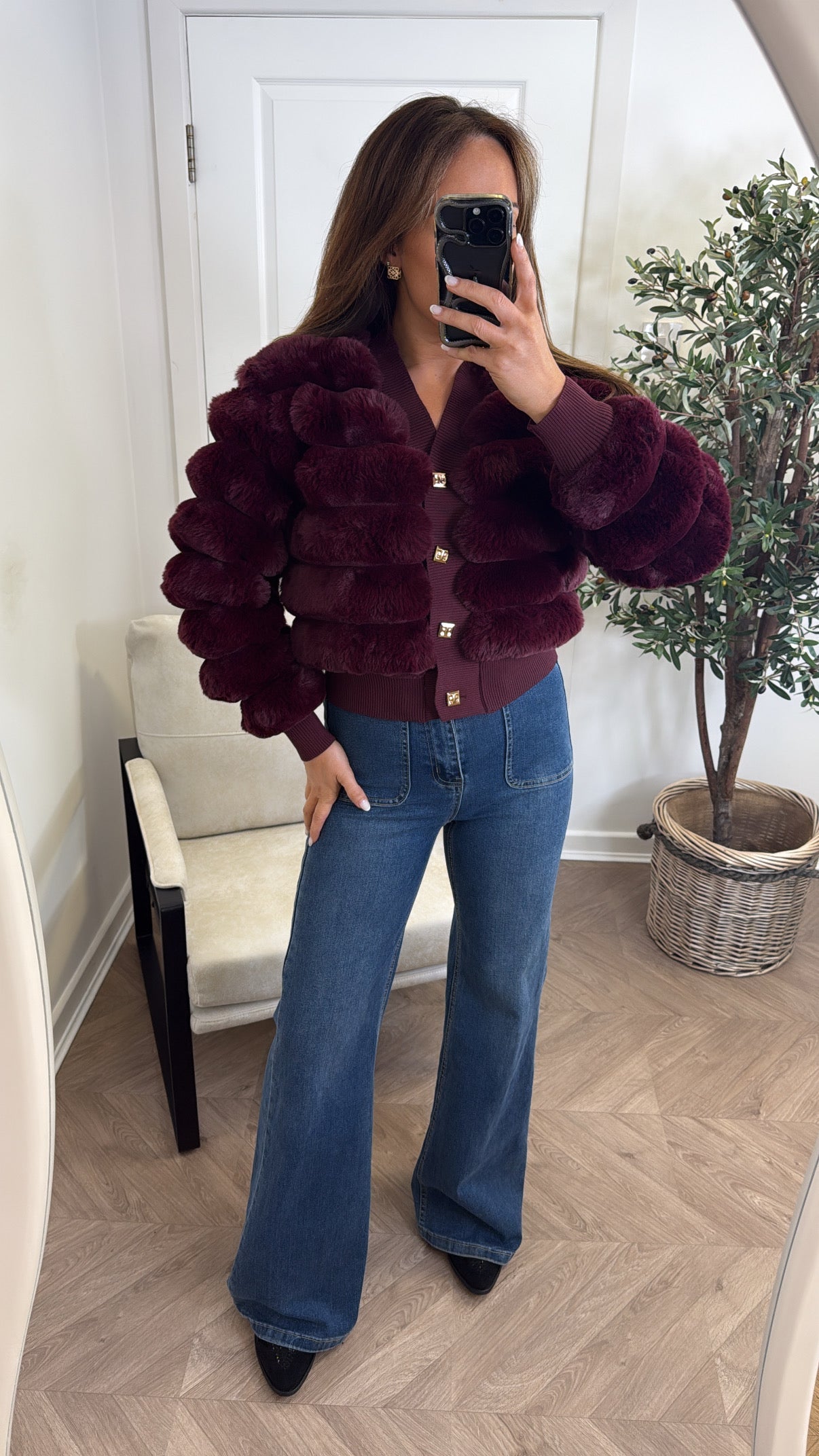 Janine™ Plush Charm Cardigan