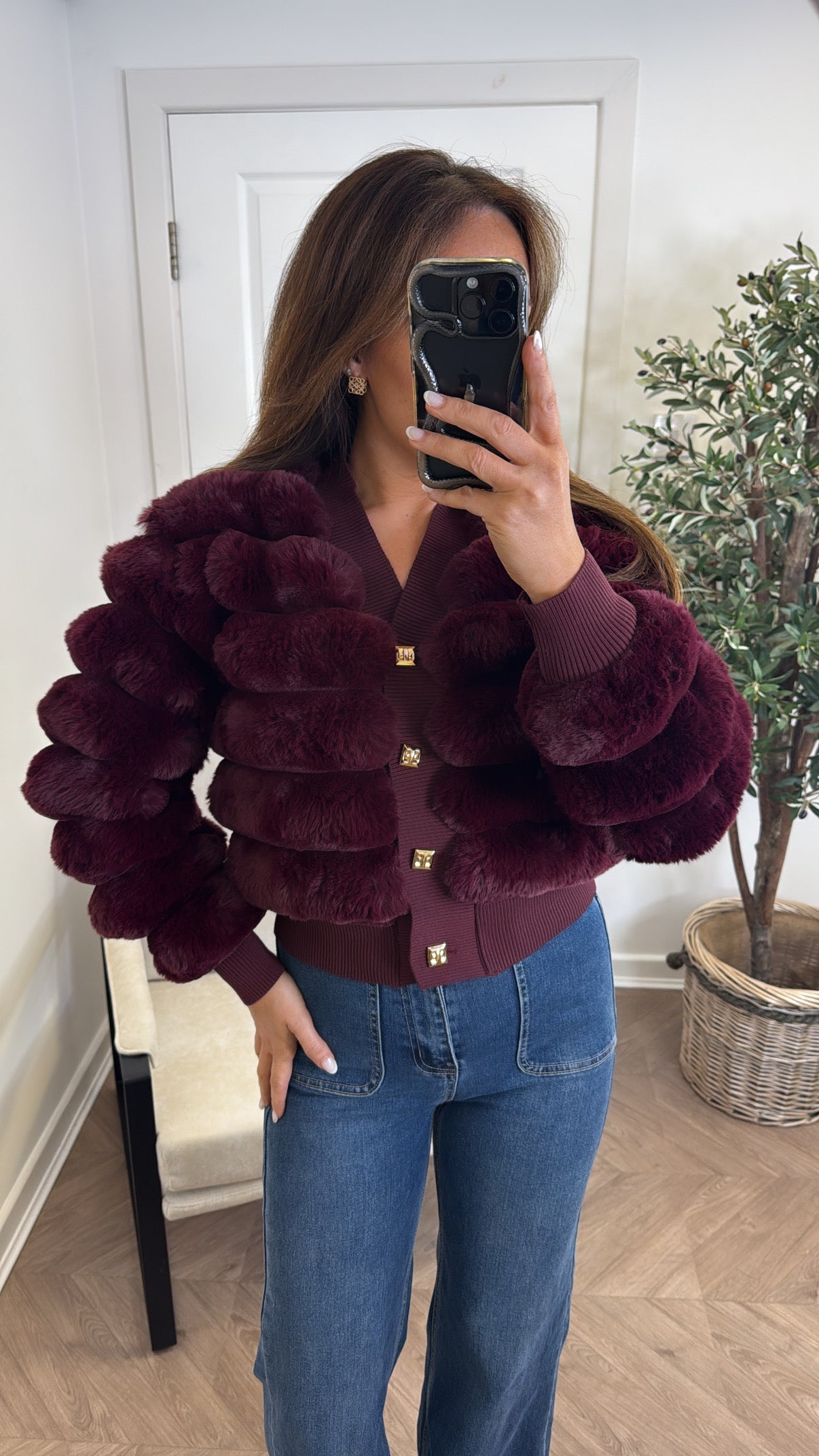 Janine™ Plush Charm Cardigan