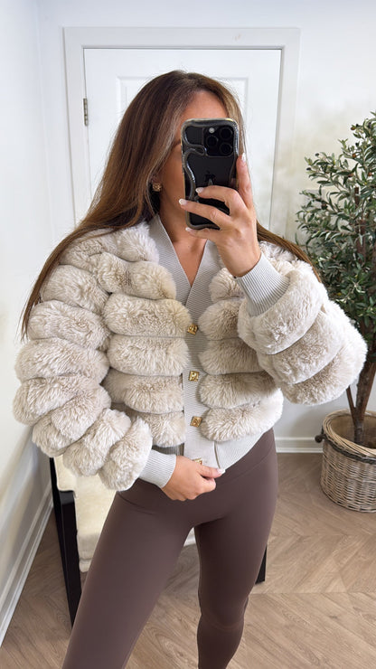 Mathilda™ Luxe Fur Cardigan