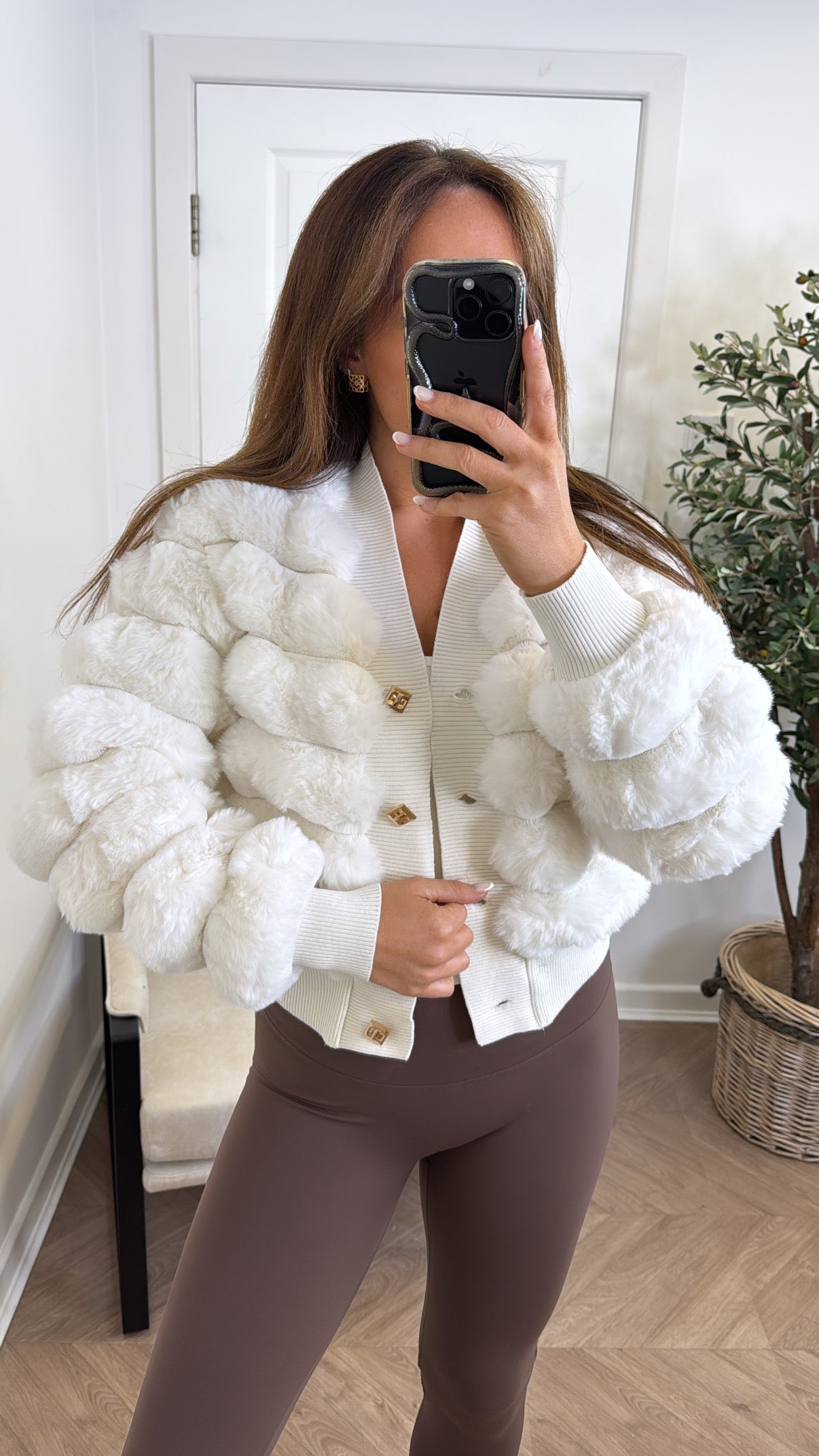 Eliza™ Cozy Fur Cardigan
