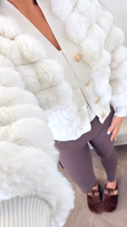 Eliza™ Cozy Fur Cardigan