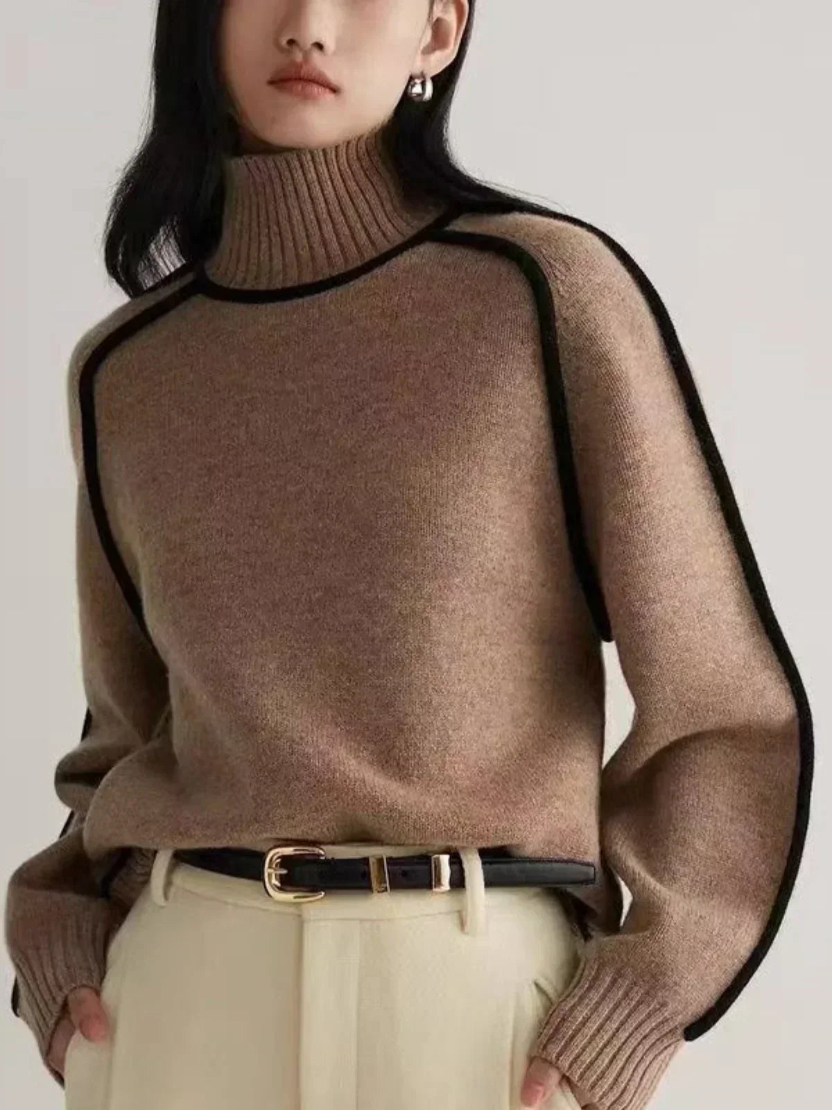 Marjorie™-  Elegant Turtleneck Sweater