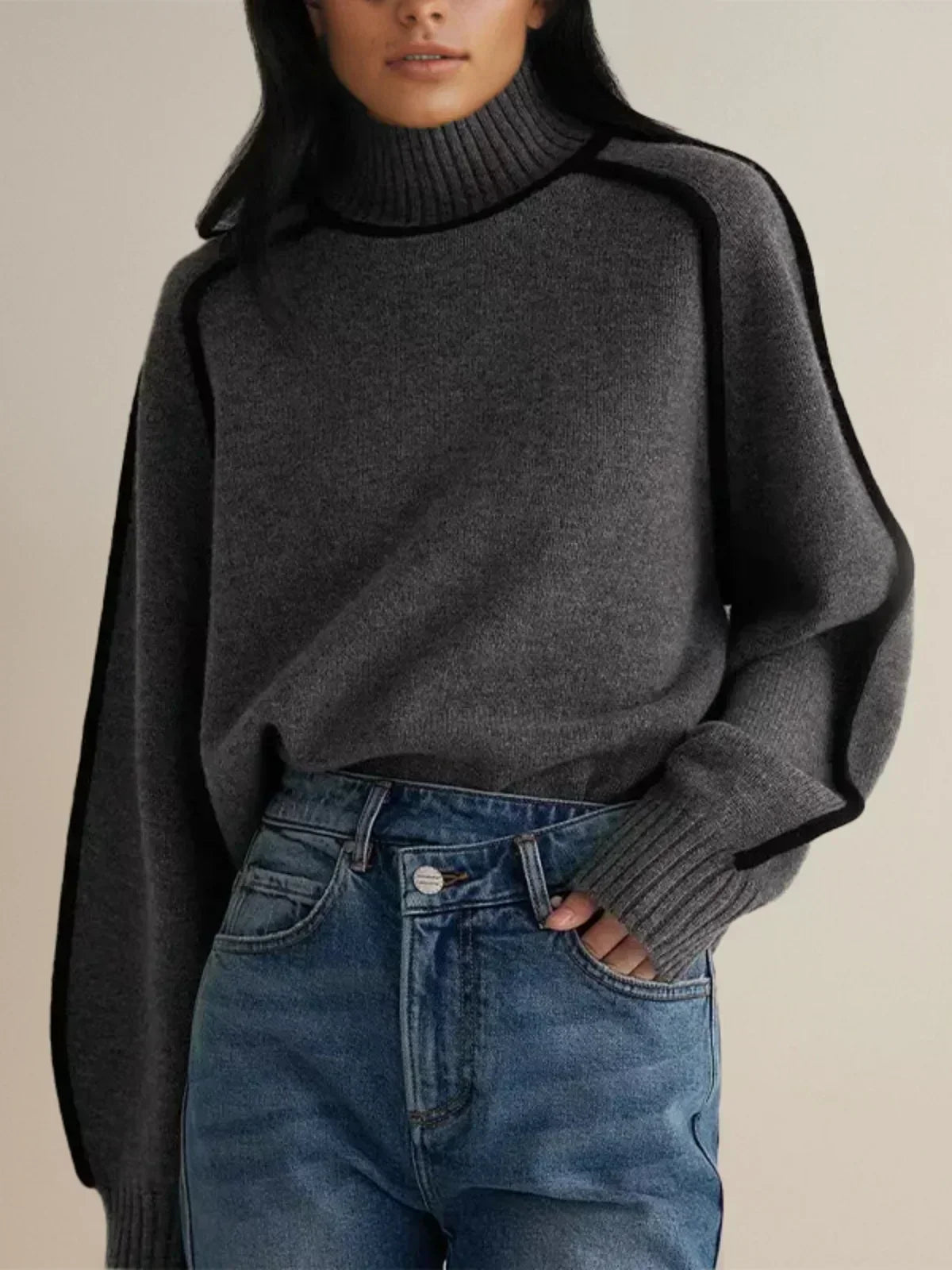 Marjorie™-  Elegant Turtleneck Sweater