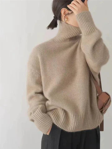 Fia™- Cashmere Turtleneck Sweater