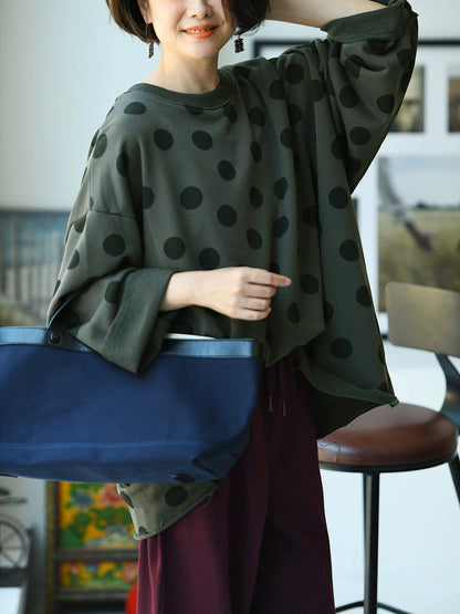 Carly™ - Oversized Polka Dot Sweater