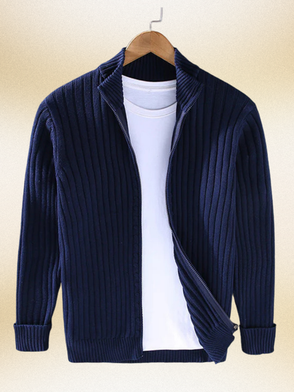 Gerald™ - Knitterd Warm Zip-up Cardigan