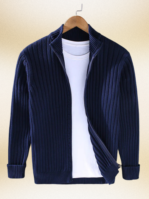 Gerald™ - Knitterd Warm Zip-up Cardigan