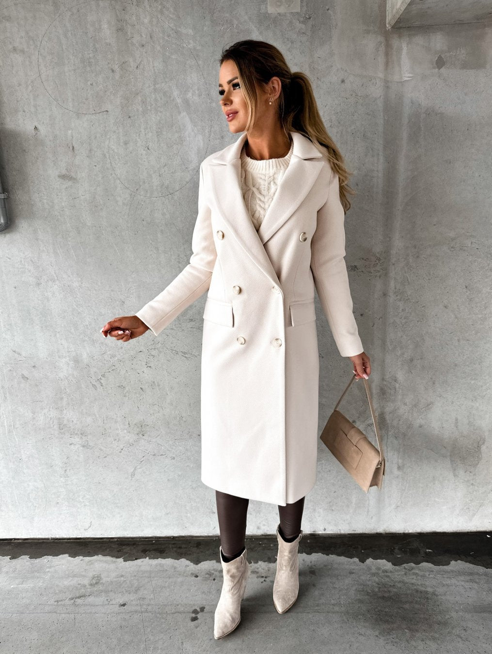 Kate™ - Elegant Wool Coat