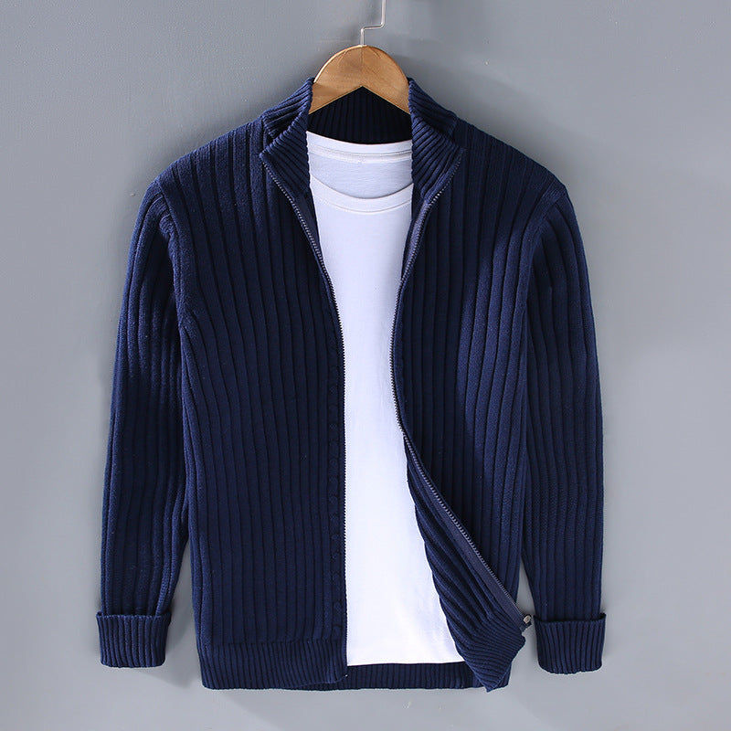 Gerald™ - Knitterd Warm Zip-up Cardigan