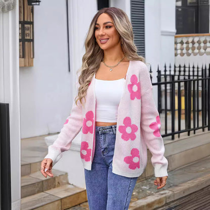 Floral Knit Cardigan | Together against Breast Cancer