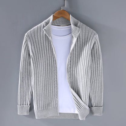 Gerald™ - Knitterd Warm Zip-up Cardigan