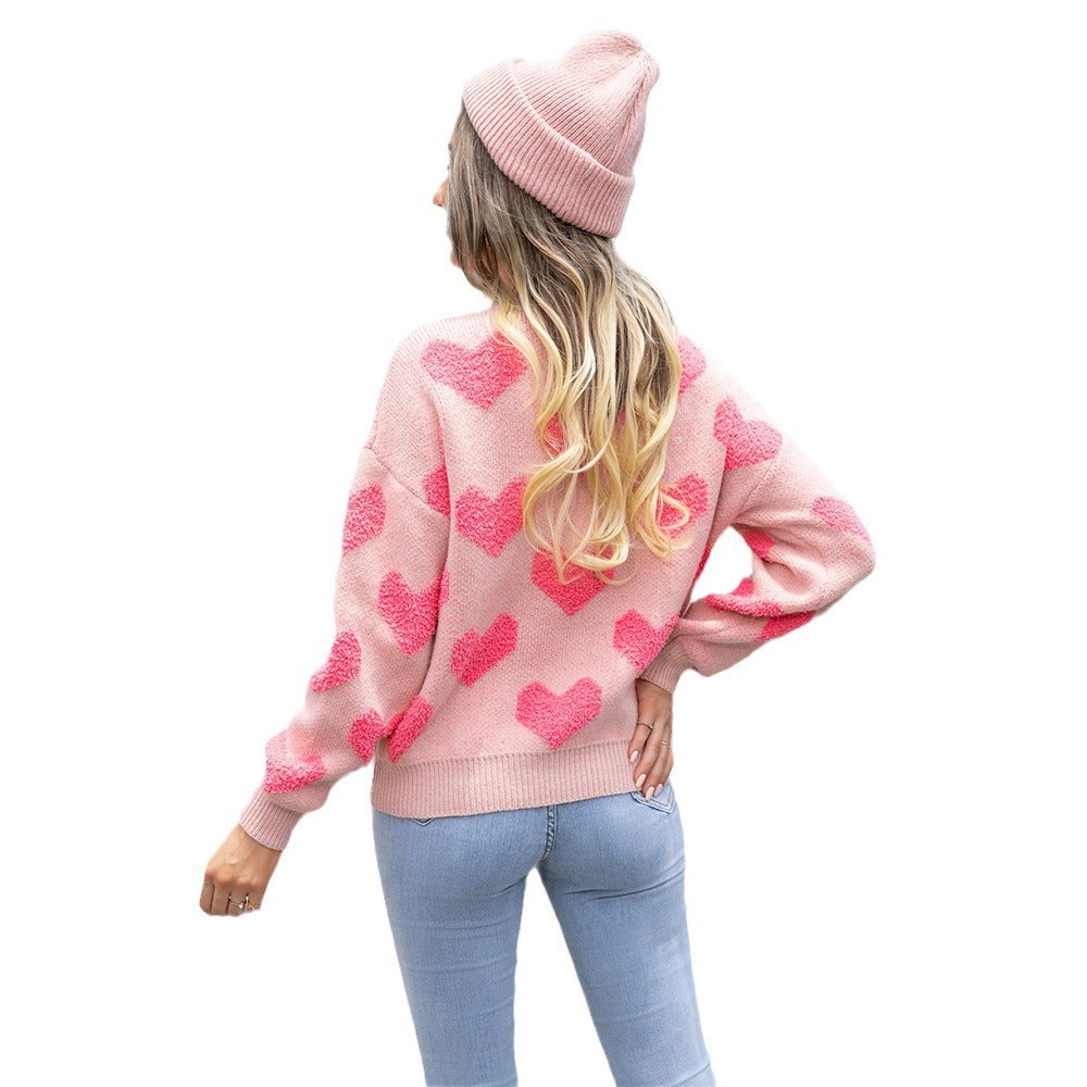 Cozy Heart Sweater | Together against Breast Cancer