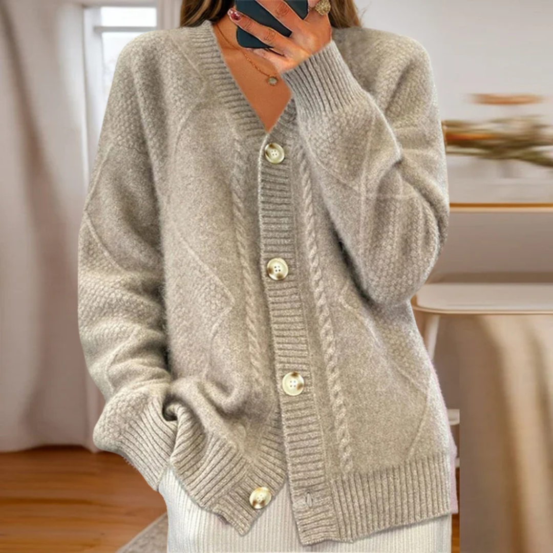 Éloise™ - Cable-Knit Cardigan