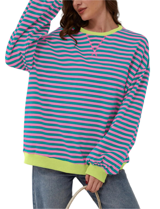 Zara™ - Striped Sweatshirt