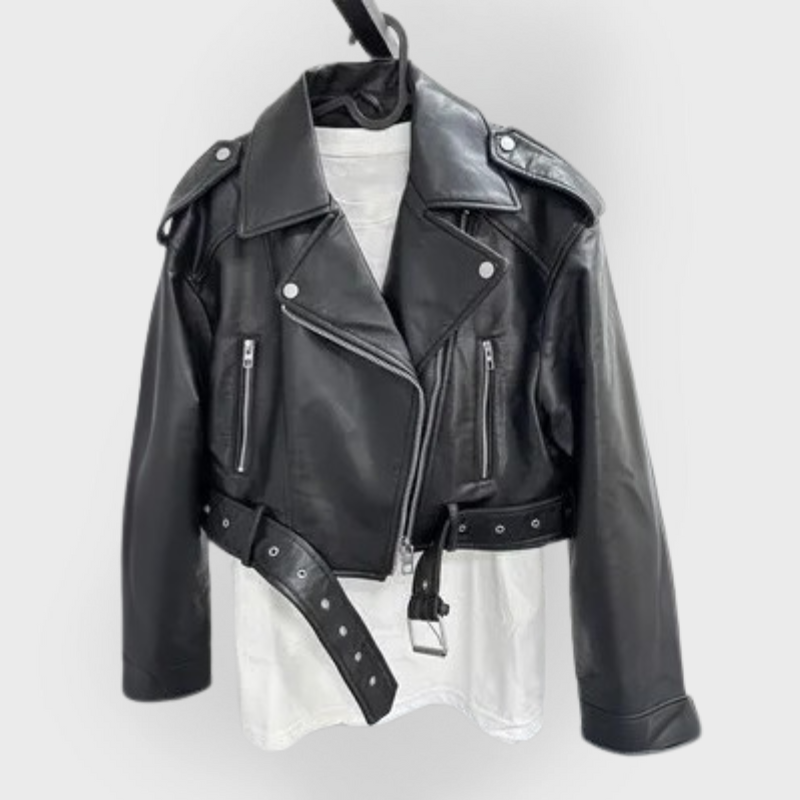 Cheska™ - Classic Leather Jacket
