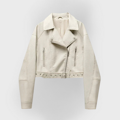 Cheska™ - Classic Leather Jacket