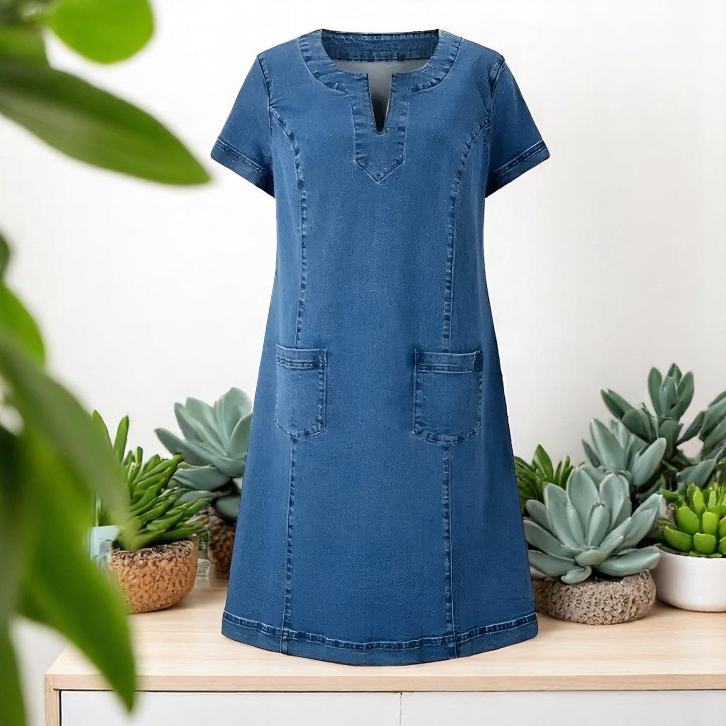 Joanna™ - Soft denim dress for women
