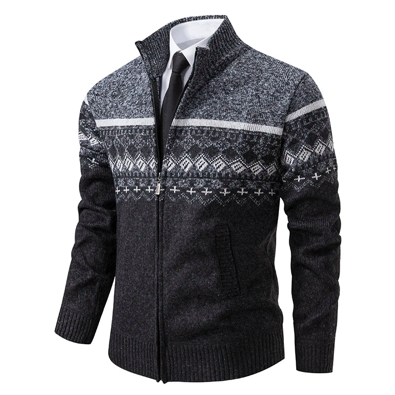 Howard™ - Nordic Knit Zip Jacket