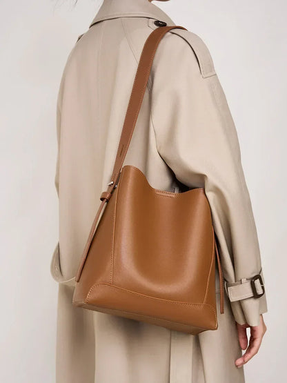 Tine™ - Elegant Sand Shoulder Bag