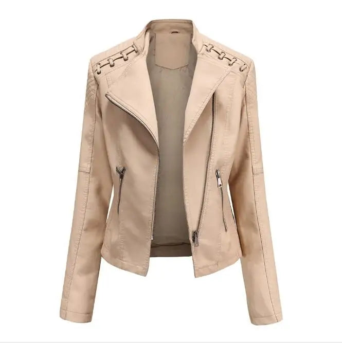 Elara™ - Classic Soft Leather Jacket
