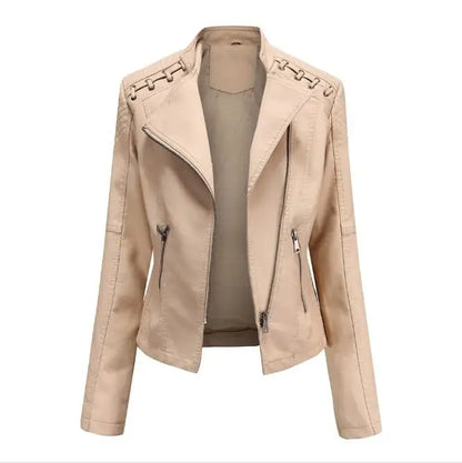 Elara™ - Classic Soft Leather Jacket