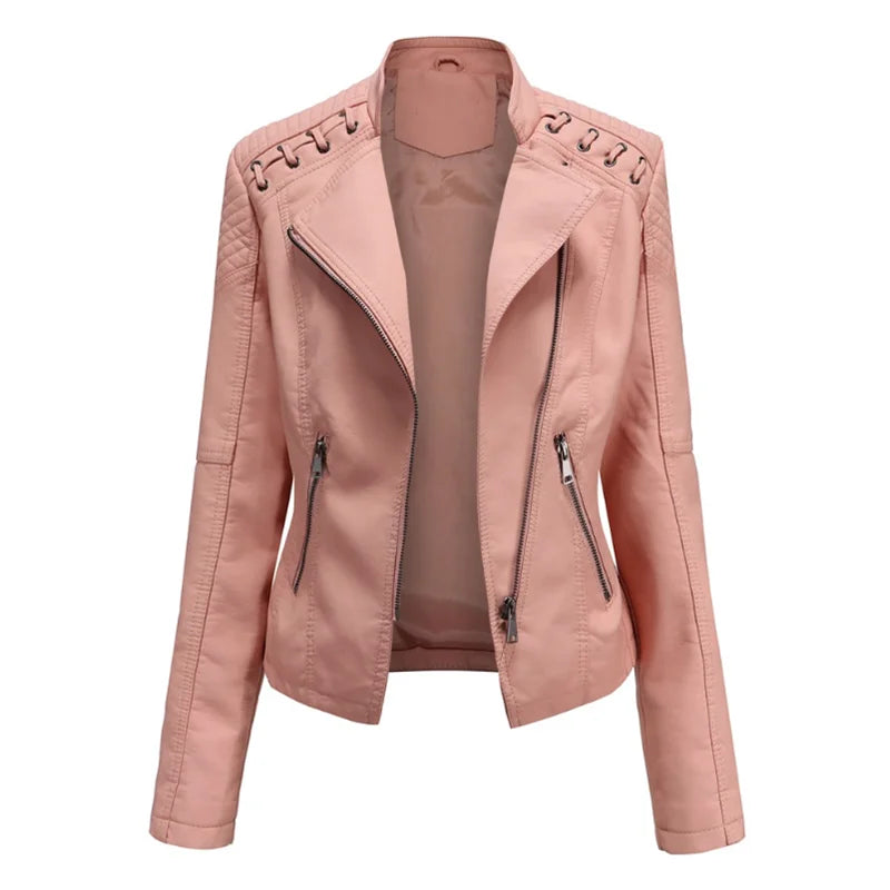 Elara™ - Classic Soft Leather Jacket