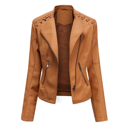Elara™ - Classic Soft Leather Jacket