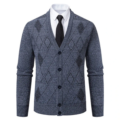 Preston™ - Diamond Pattern Knit Cardigan