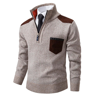 Clinton™ - Elegant Half-Zip Sweater