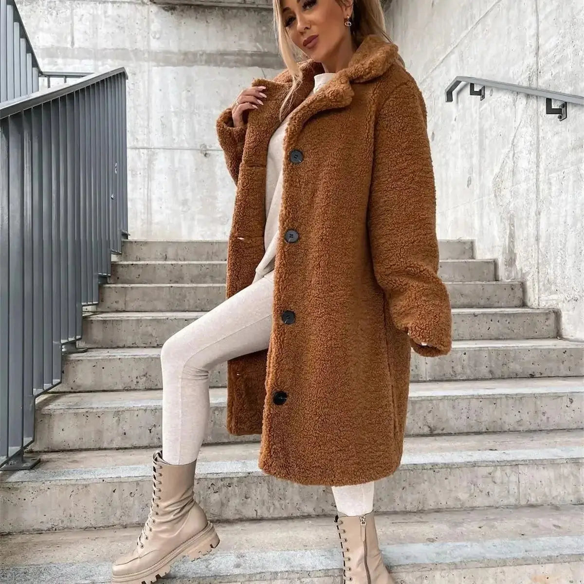 Monica™ - Stylish Teddy Coat