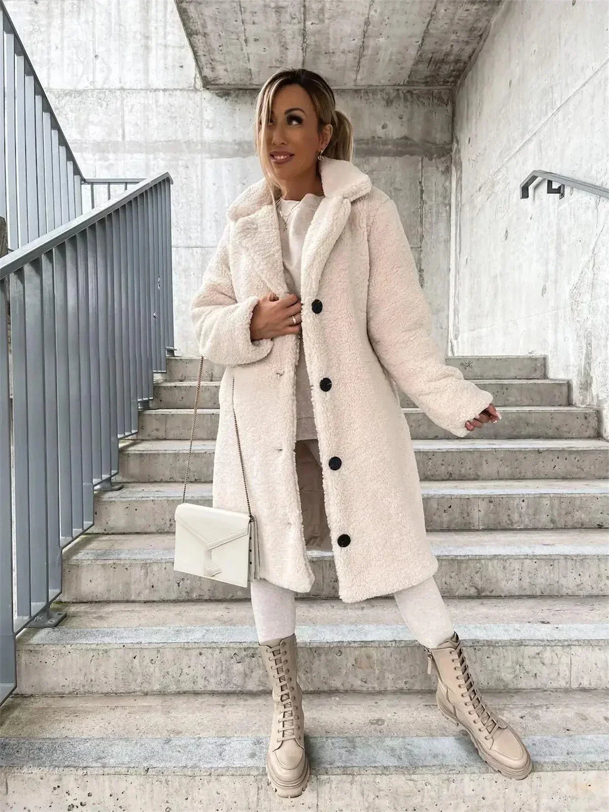 Monica™ - Stylish Teddy Coat