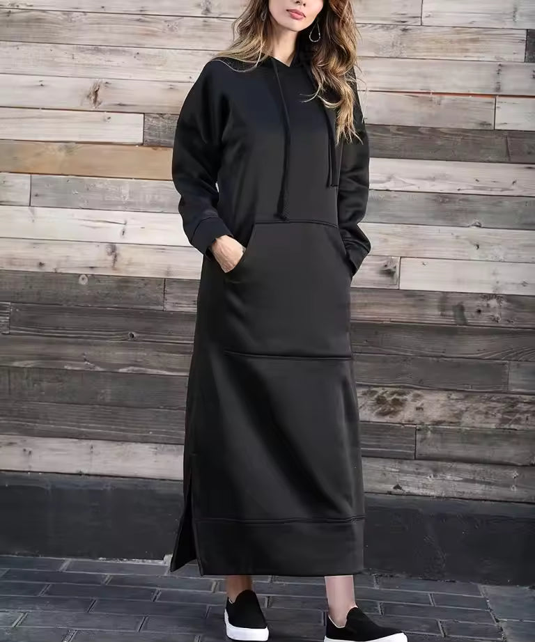 Hattie™- Hoodie Long Dress