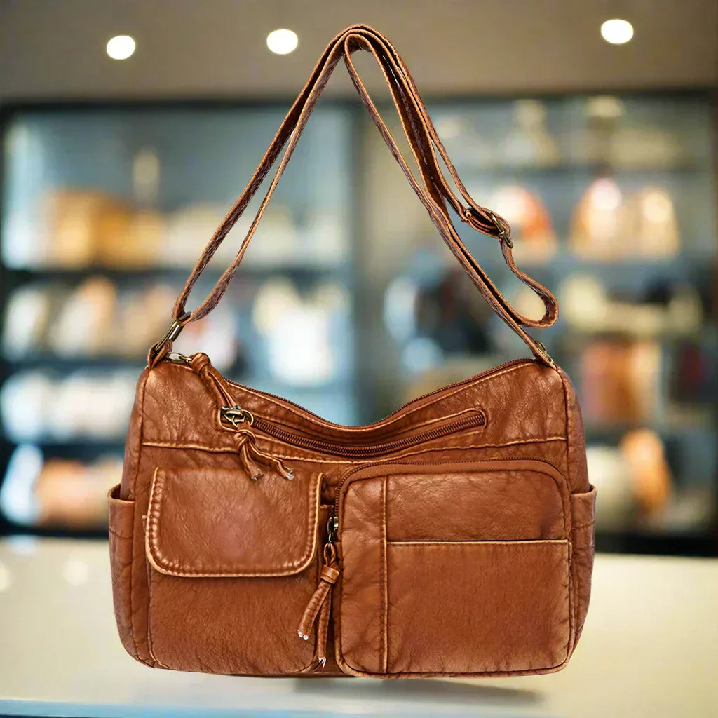 Lykke™ - Vintage Leather Shoulder Bag