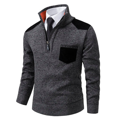 Clinton™ - Elegant Half-Zip Sweater
