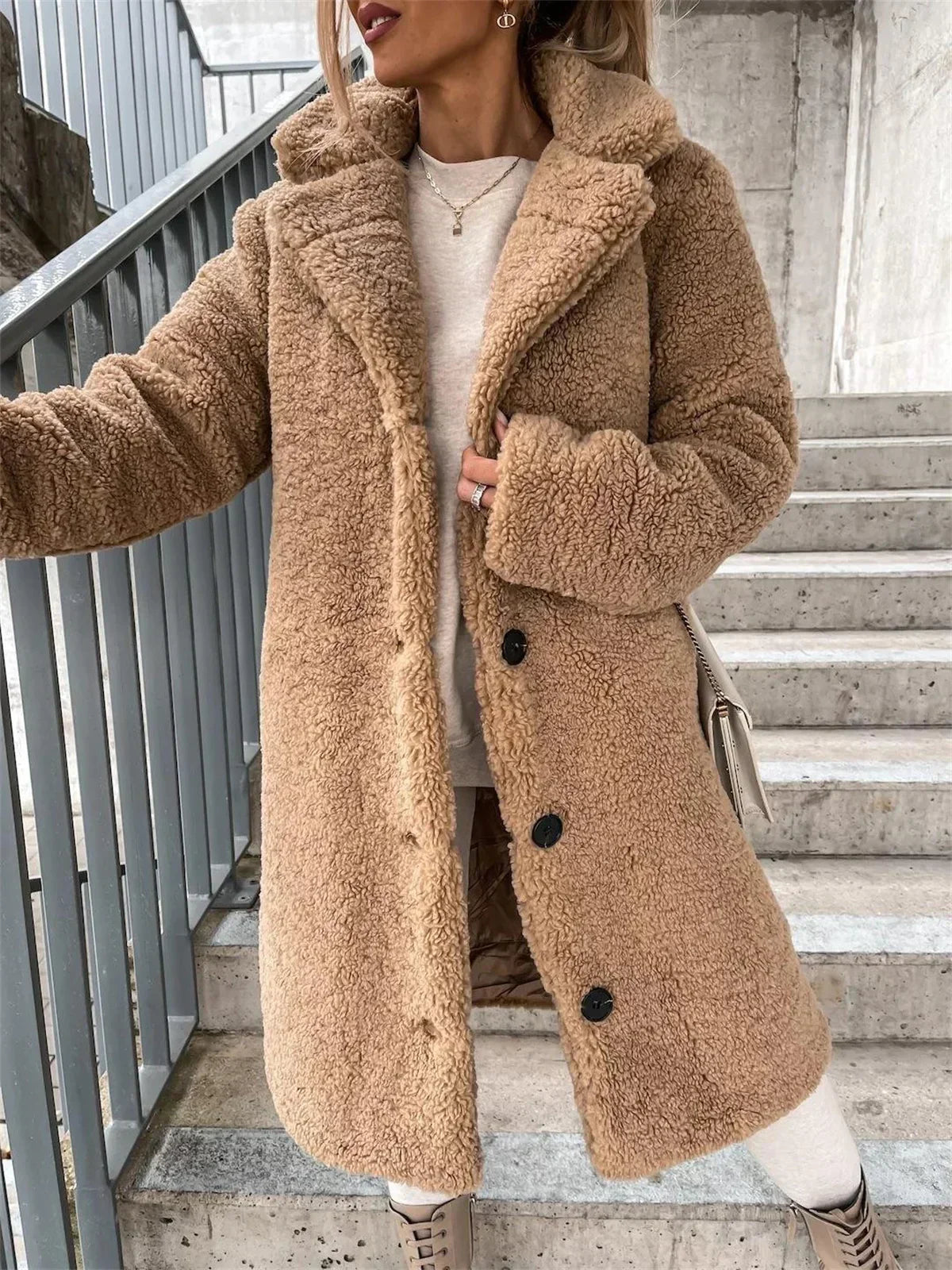 Monica™ - Stylish Teddy Coat