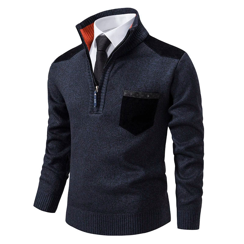 Clinton™ - Elegant Half-Zip Sweater