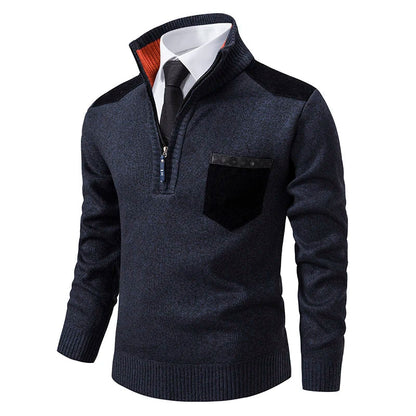 Clinton™ - Elegant Half-Zip Sweater