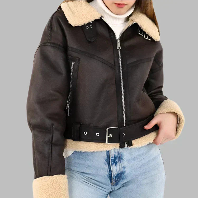 Mirella™ - Breathable Leather Jacket