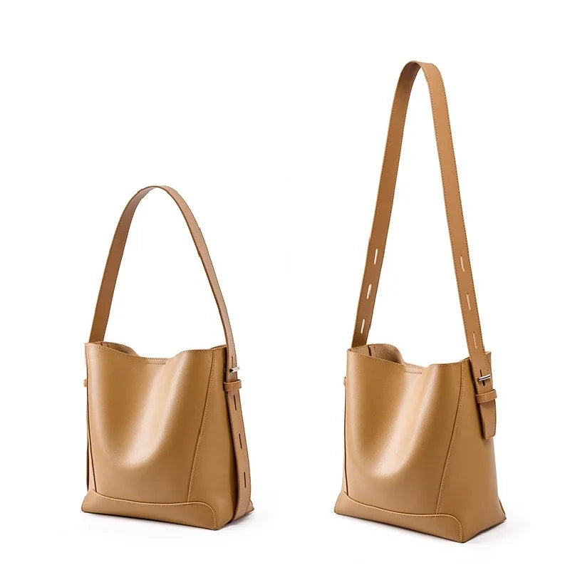 Tine™ - Elegant Sand Shoulder Bag