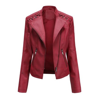 Elara™ - Classic Soft Leather Jacket