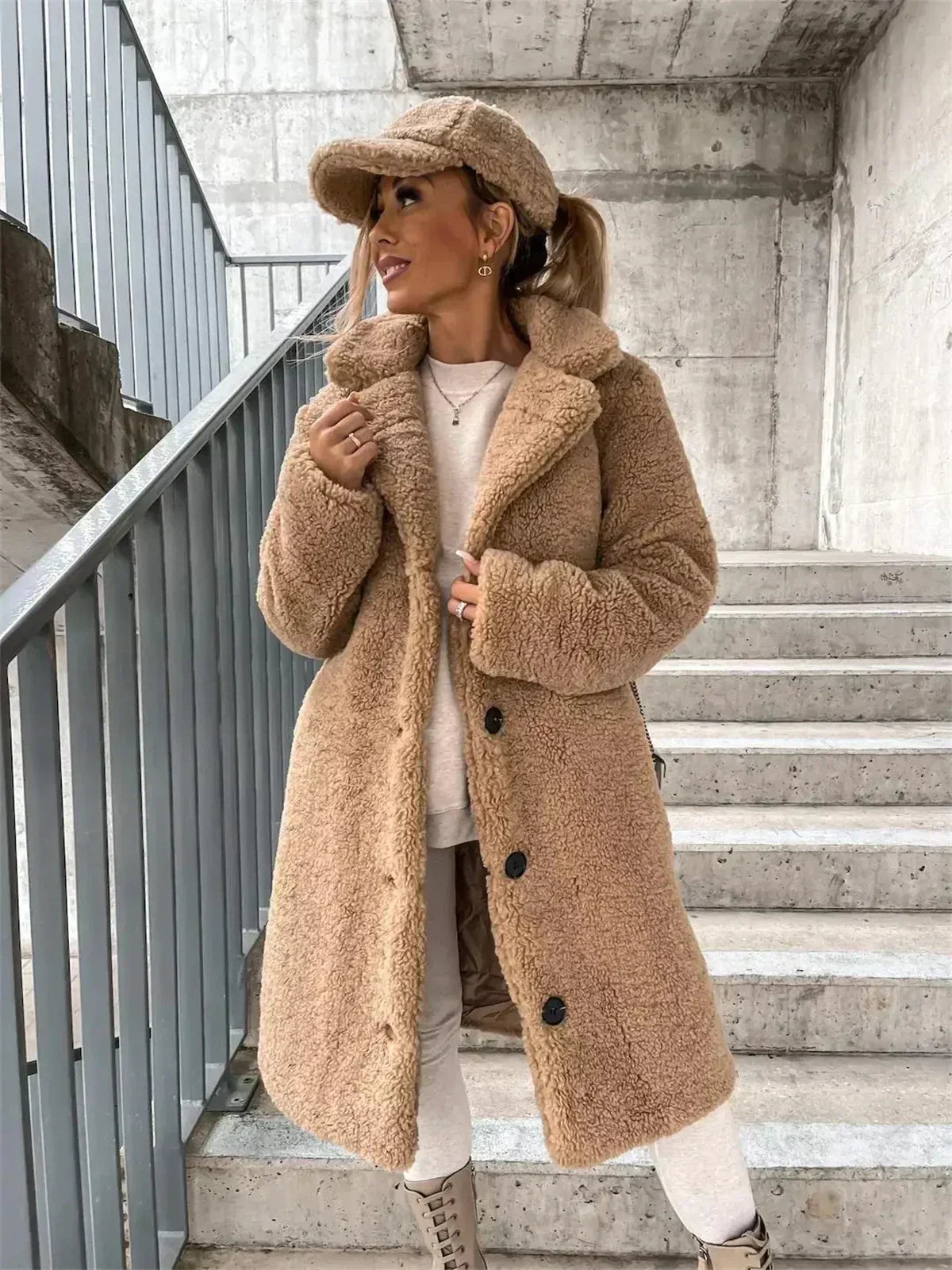 Monica™ - Stylish Teddy Coat