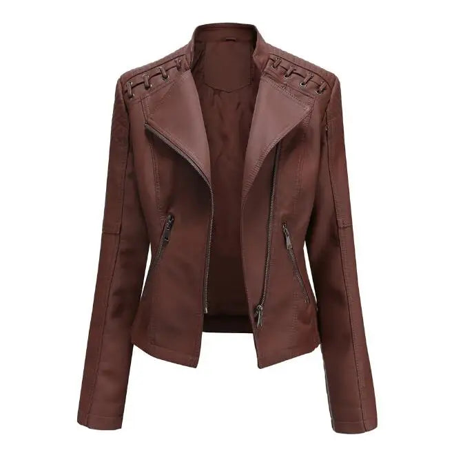 Elara™ - Classic Soft Leather Jacket