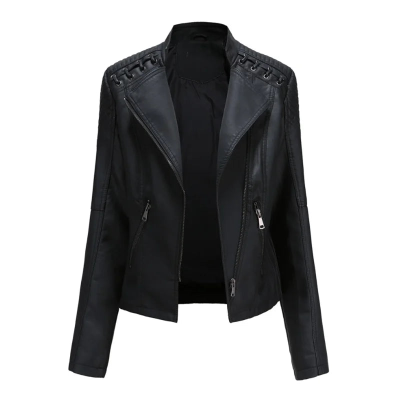 Elara™ - Classic Soft Leather Jacket
